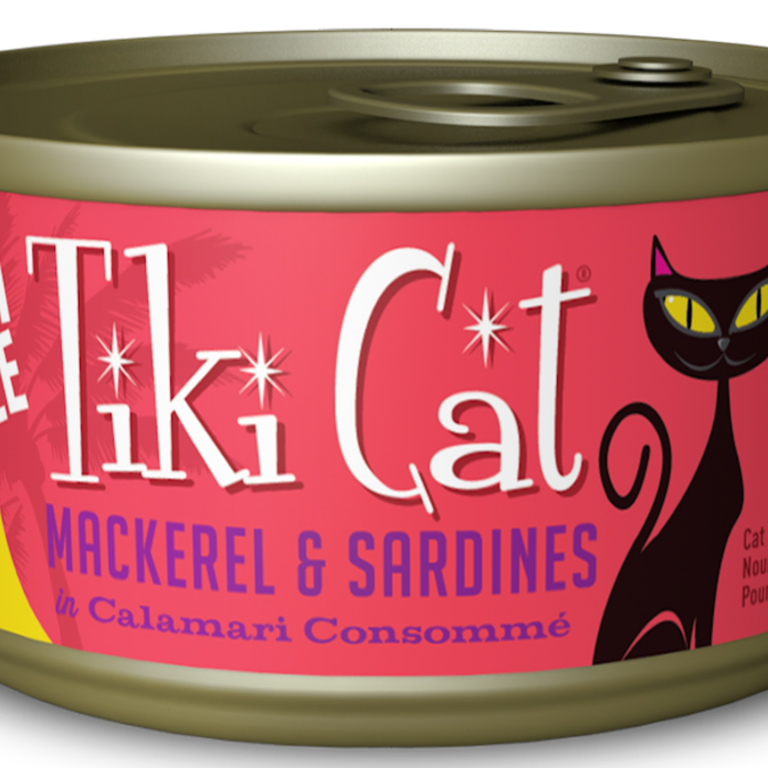 Tiki Cat Makaha Grill Grain Free Mackrel And Sardine In Calamari Consomme Canned Cat Food