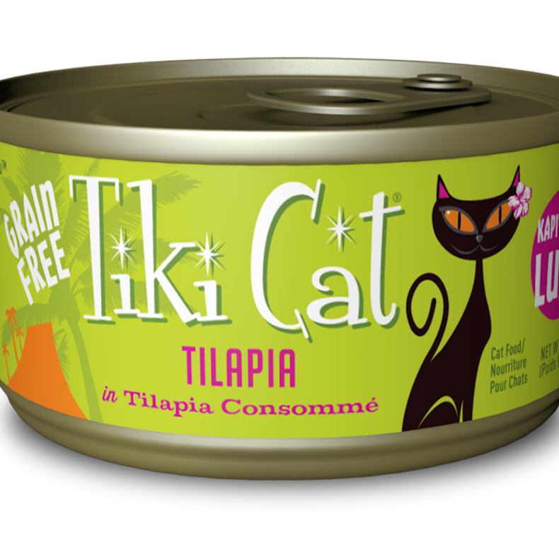 Tiki Cat Kapi'Olani Luau Grain Free Tilapia in Tilapia Consomme Canned Cat Food