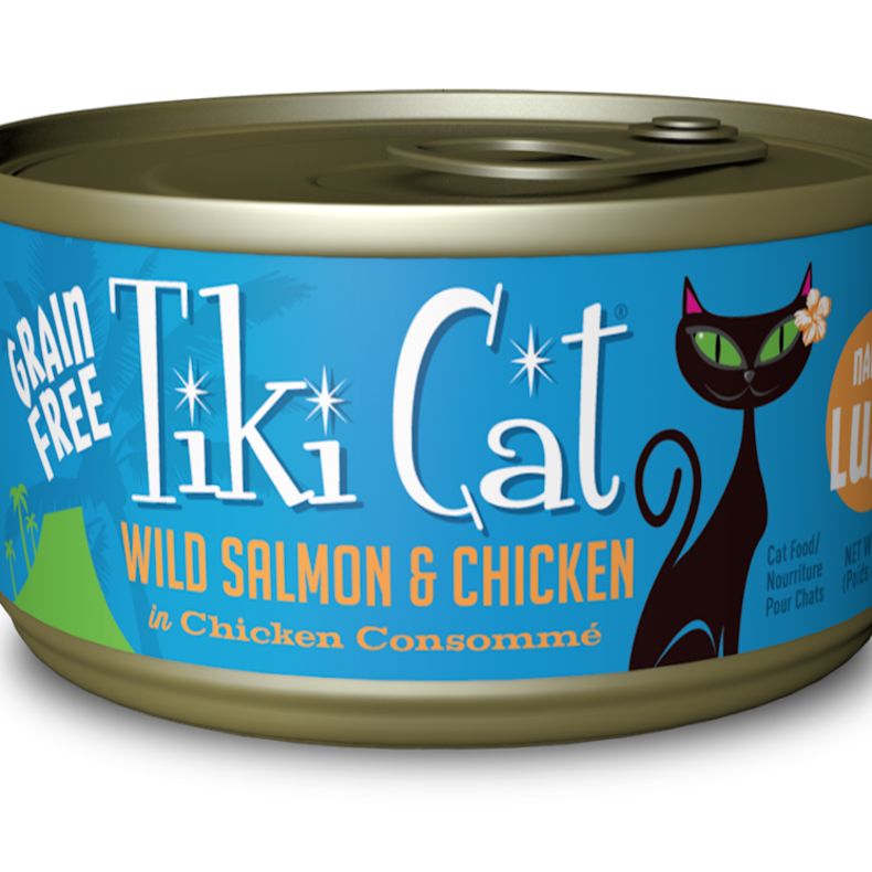 Tiki Cat Napili Luau Grain Free Wild Salmon and Chicken In Chicken Consomme Canned Cat Food