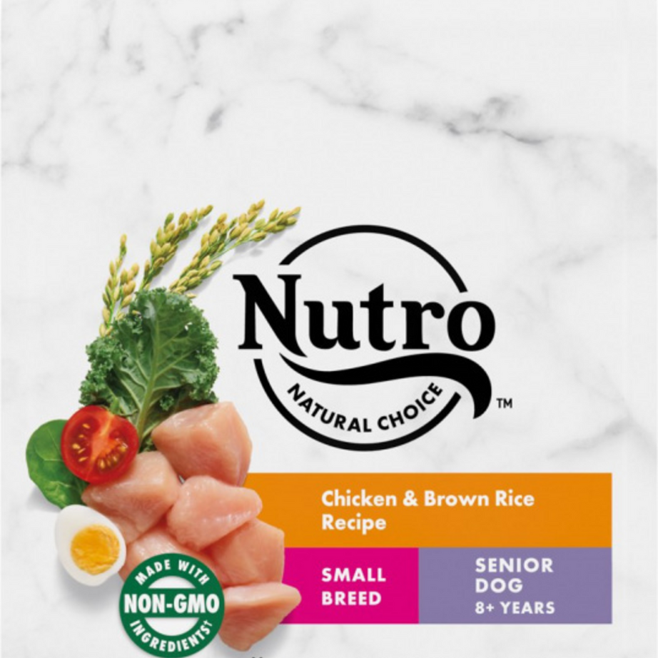 Nutro Wholesome Essentials Small Breed Senior Chicken, Whole Brown Rice and Sweet Potato Dry Dog Food