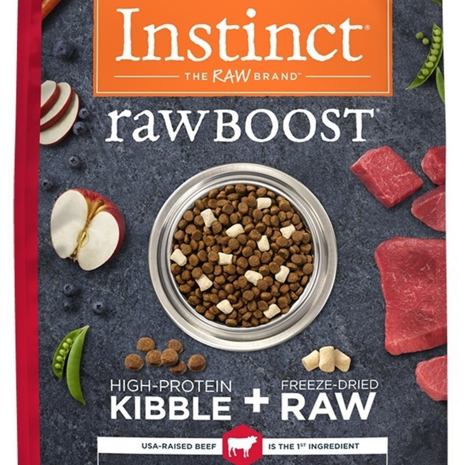 Instinct Raw Boost Grain Free Recipe with Real Beef Natural Dry Dog Food