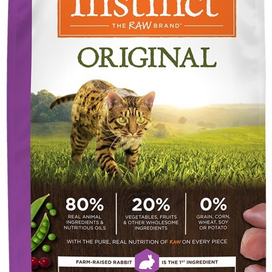 Instinct Original Grain Free Recipe with Real Rabbit Natural Dry Cat F Mr Mochas Pet Supplies