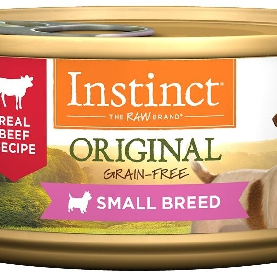 Instinct Small Breed Grain Free Real Beef Recipe Natural Canned Dog Food