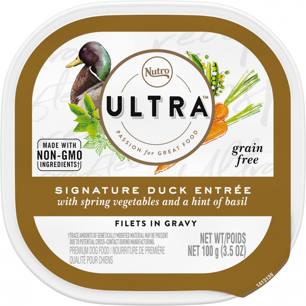 Nutro Ultra Grain Free Signature Duck Entree Filets in Gravy Wet Dog Food