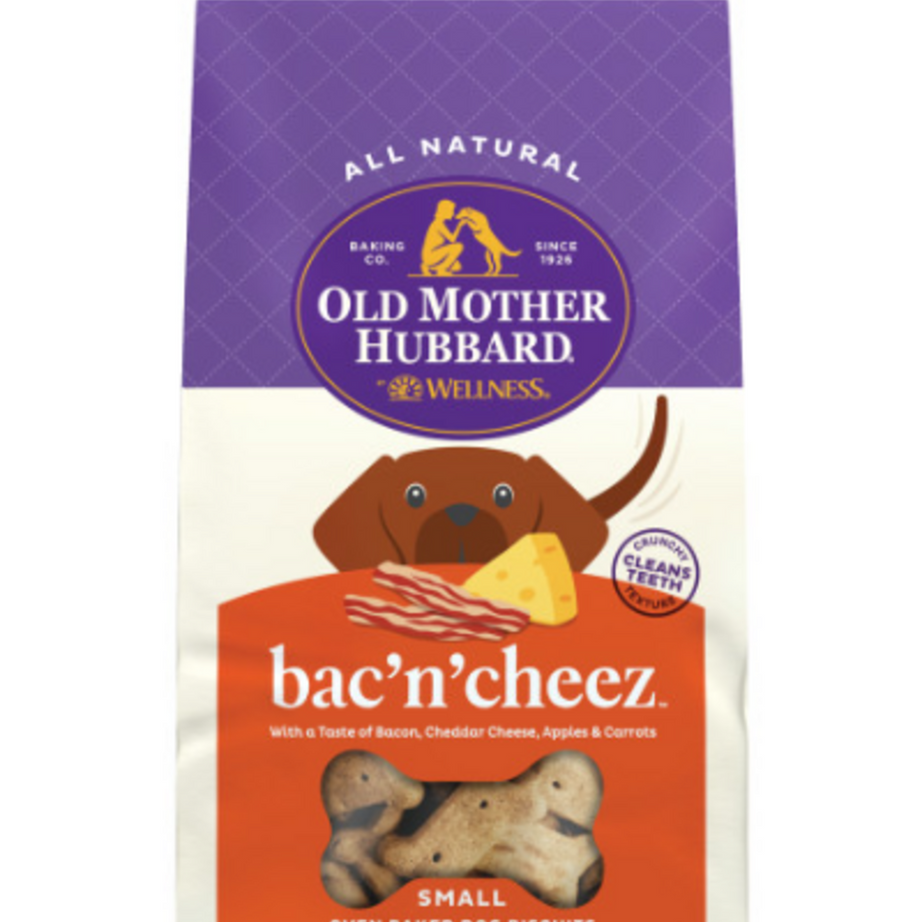 Old Mother Hubbard Crunchy Classic Natural BacNCheez Biscuits Dog Treats