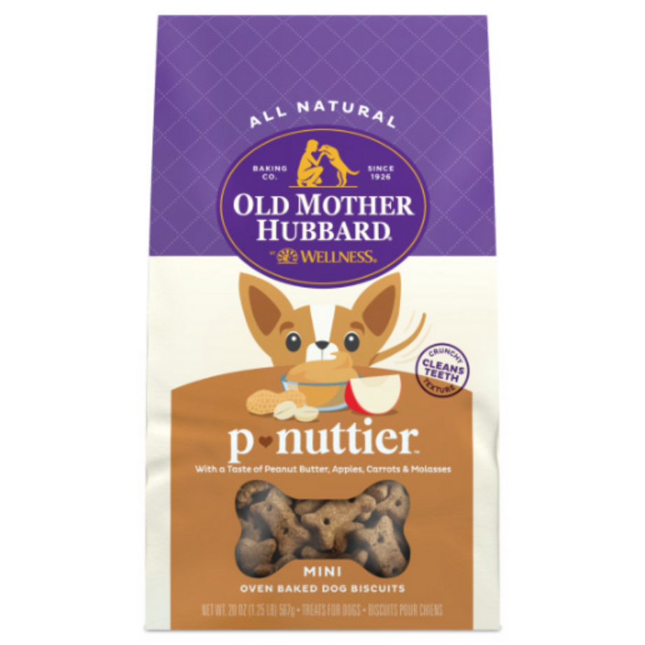 Old Mother Hubbard Crunchy Classic Natural P-Nuttier Small Biscuits Dog Treats