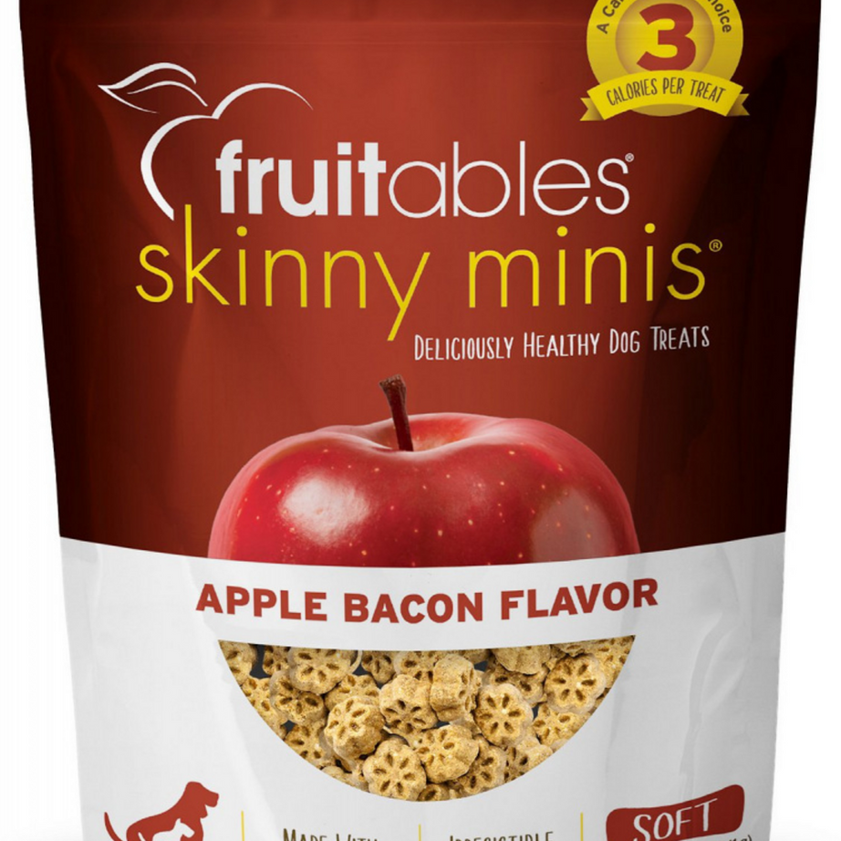 Fruitables Chewy Skinny Minis Apple Bacon Dog Treats