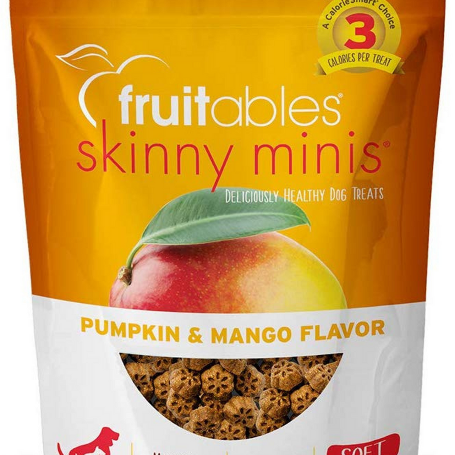 Fruitables Chewy Skinny Minis Pumpkin Mango Flavor Dog Treats