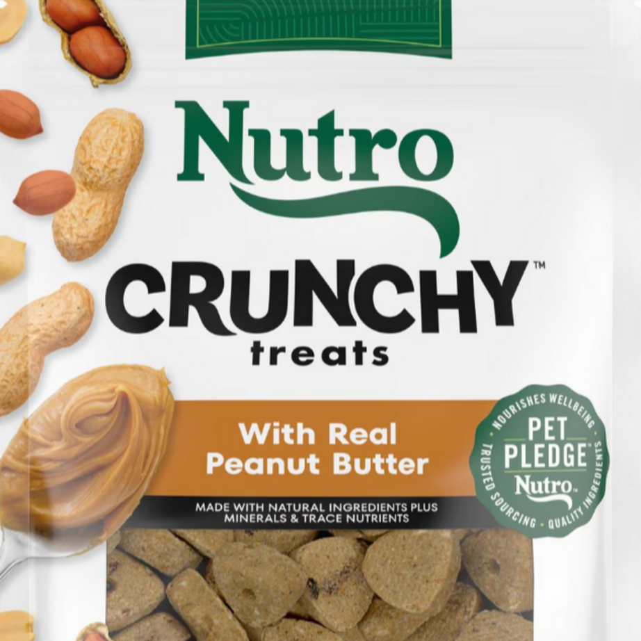 Nutro Crunchy Treats with Real Peanut Butter Dog Treats