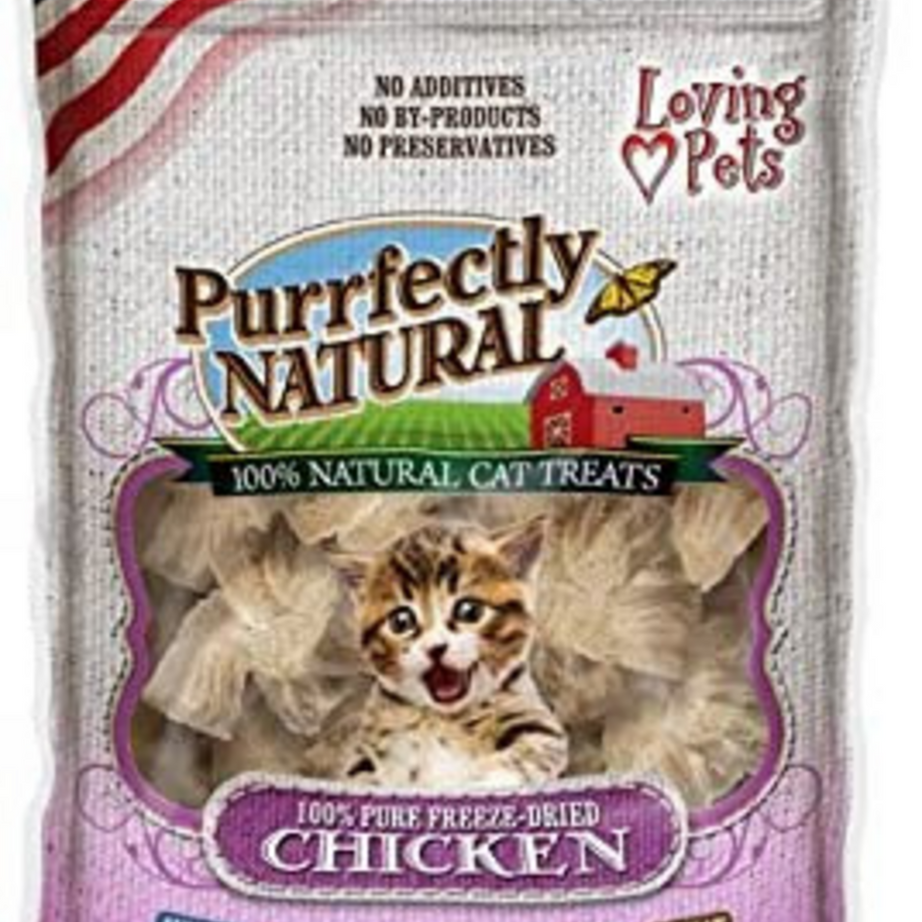 Loving Pets Purrfectly Natural Freeze Dried Chicken Cat Treats