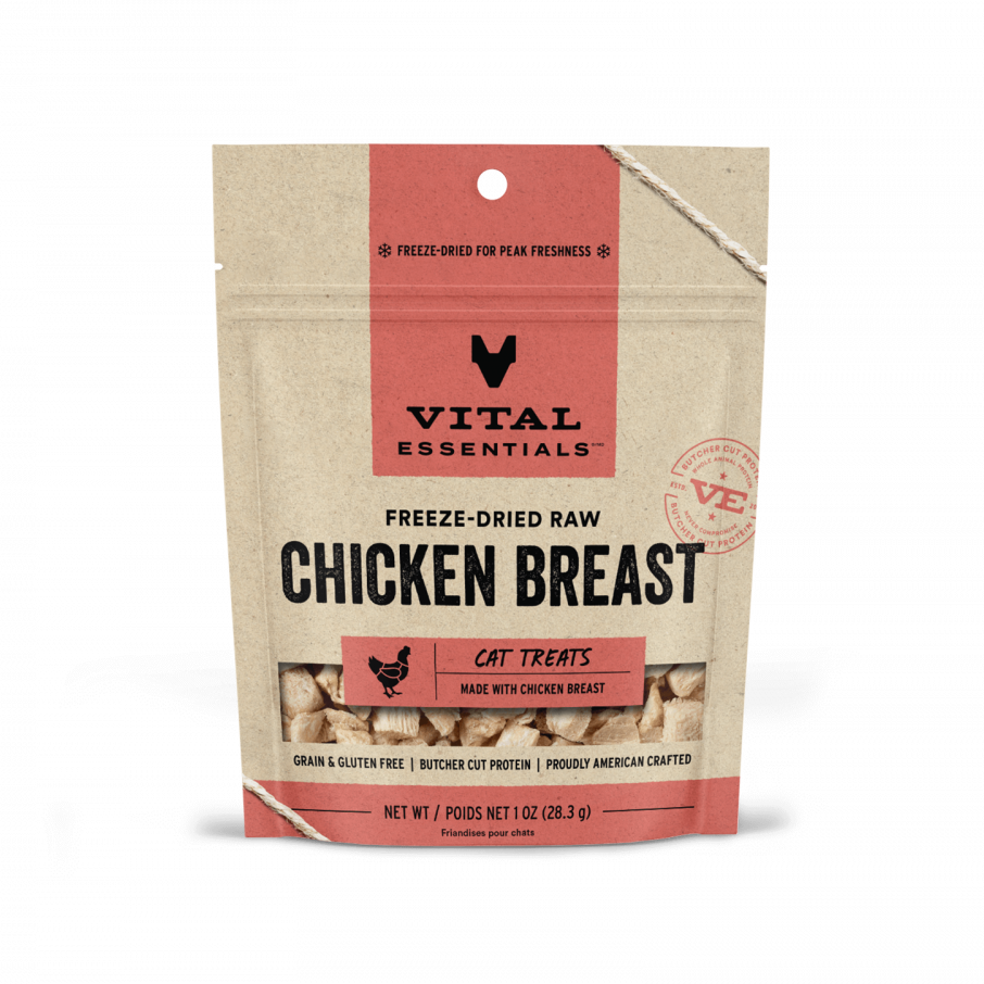 Vital Essentials Vital Cat Freeze Dried Grain Free Chicken Breast Cat Treats