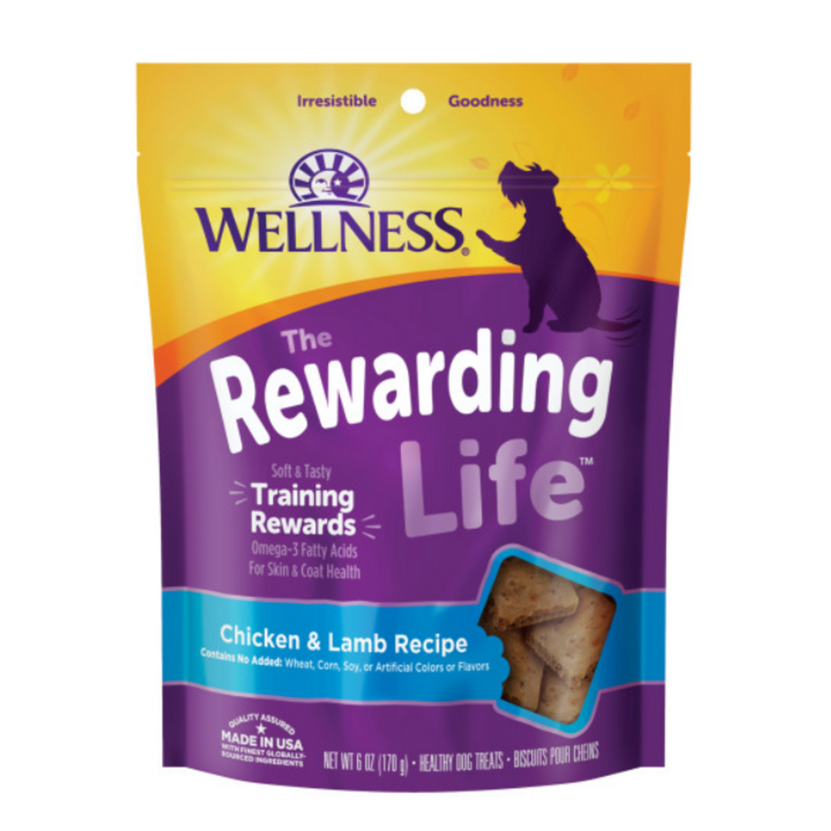 Wellness Natural Grain Free Wellbites Chicken and Lamb Recipe Dog Treats