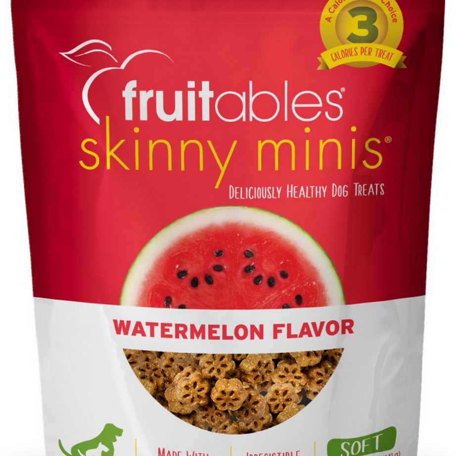 Fruitables Skinny Minis Chewy Watermelon Dog Treats