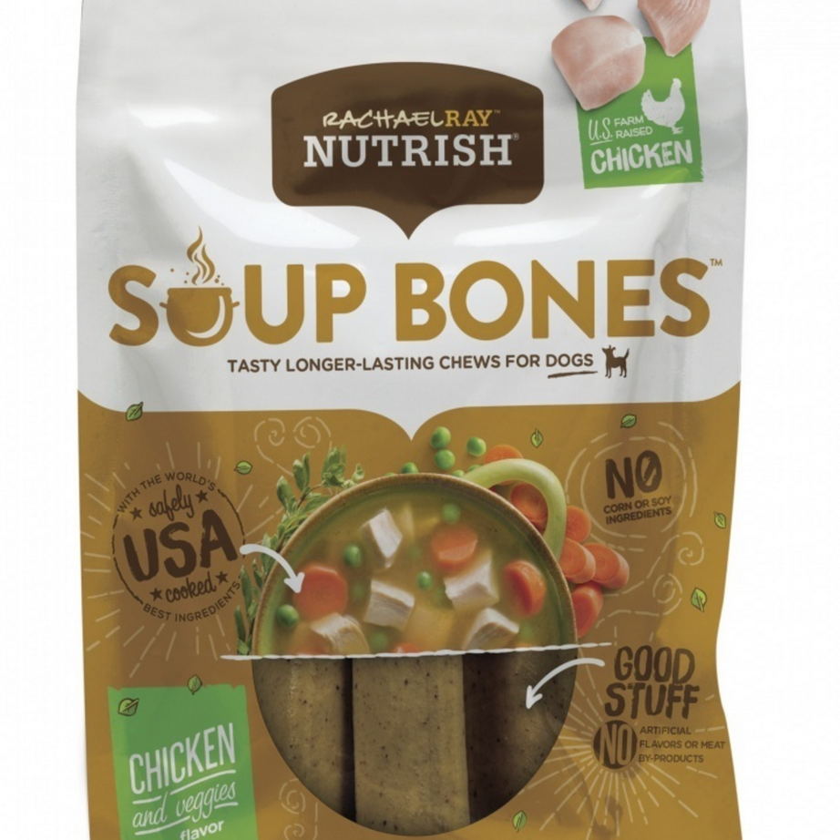 Rachael Ray Nutrish Soup Bones Chicken & Veggies Recipe Dog Treats