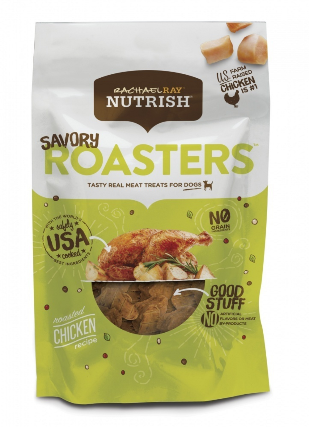 Rachael Ray Nutrish Savory Roasters Grain Free Roasted Chicken Recipe Dog Treats