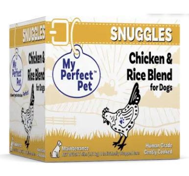 My Perfect Pet Dog Frozen Snuggle's Gently Cooked Chicken & Rice