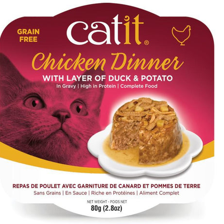 Catit Chicken Dinner with Duck & Potato 2.8 oz