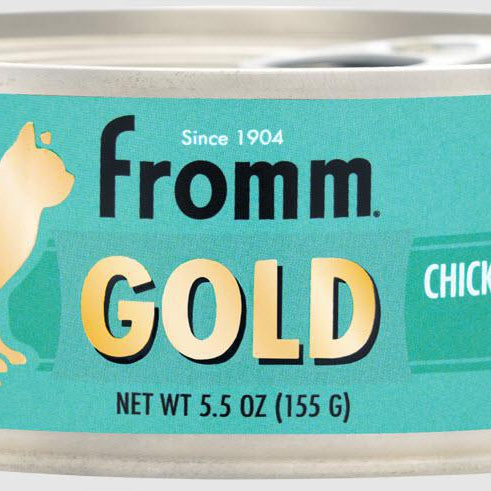 Fromm Gold Cat Can Pate Adult Chicken Duck Salmon 3oz