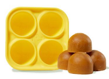 Woof Dog Toy Pupsicle Treat Tray Yellow