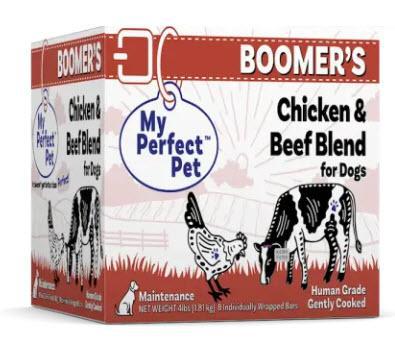 My Perfect Pet Dog Frozen Boomer's Chicken & Beef