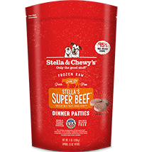 Stella & Chewys Dog Frozen Super Beef Dinner Patties