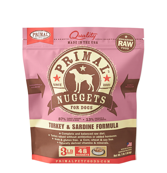 Primal Dog FRZ Turkey & Sardine