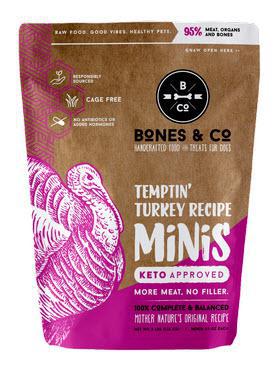 Bones & Co Frozen Dog Food Turkey