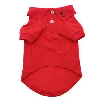 Solid Dog Polo - Flame Scarlet Red