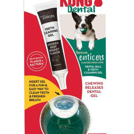 Kong Dental Ball Dog Toy Medium