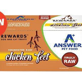 Answers Frozen Treat Chicken Feet Fermented - Dog & Cat
