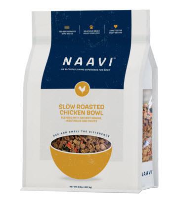 Naavi Dog Food Slow Roasted Chicken Bowl