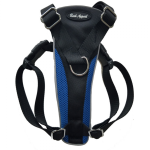 Bark Appeal Reflective Control Harness Blue - Mr Mochas Pet Supplies