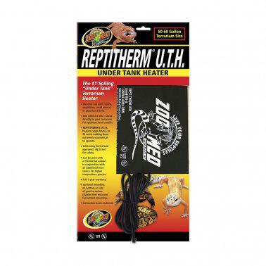 Zoo Med ReptiTherm® Reptiles Terrarium 24 Watt Under Tank Heater 50-60 Gal 8 X 18 Inch - Mr Mochas Pet Supplies