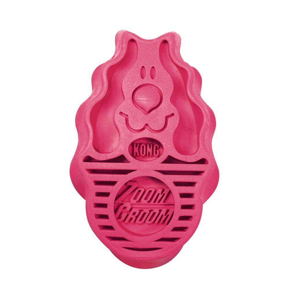 Kong® Dog Zoomgroom™ Raspberry For Dogs