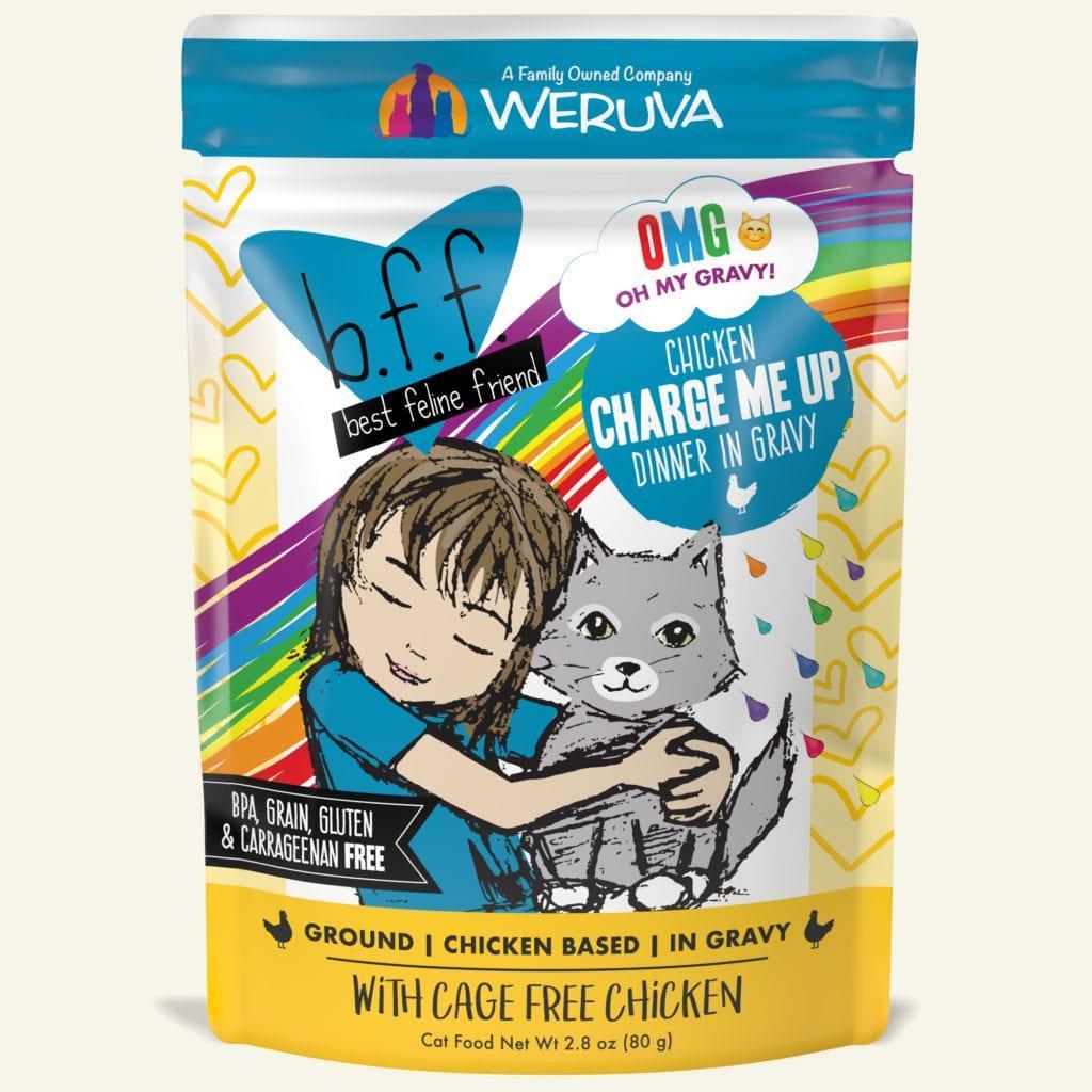 Weruva BFF OMG Pouch Chicken - Charge Me Up 2.8 oz - Mr Mochas Pet Supplies