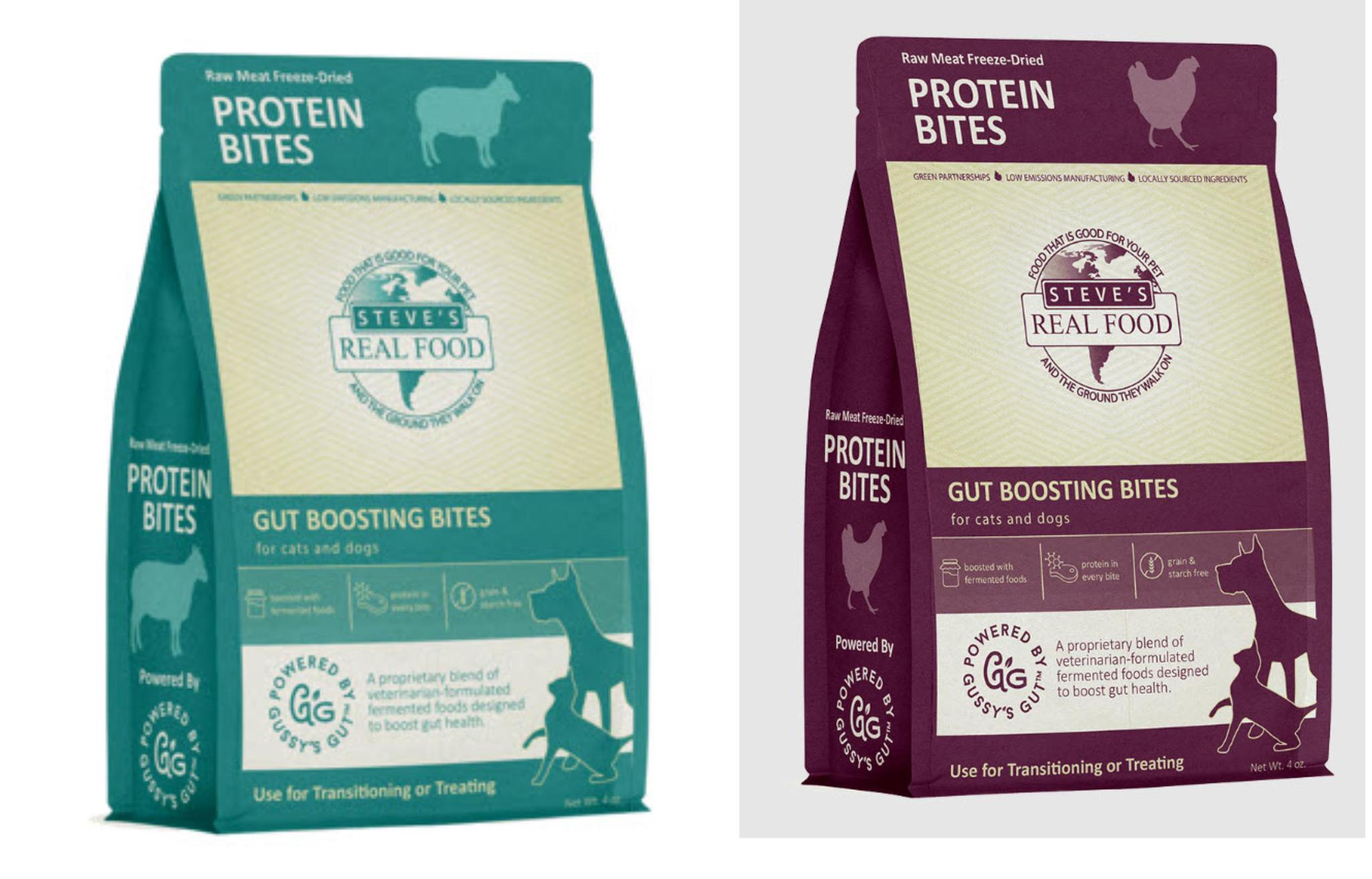 Steve's Dog Food Protein Bites