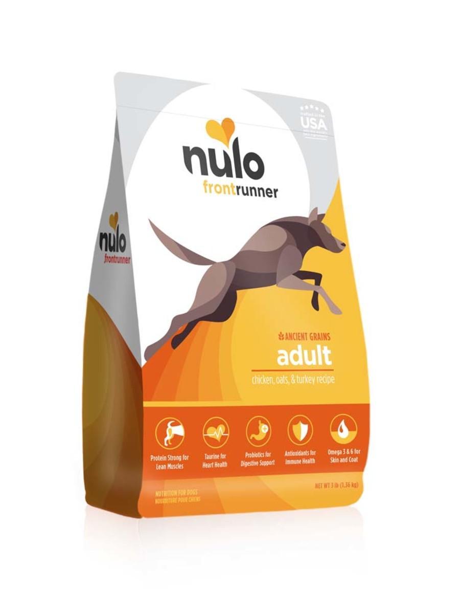 Nulo Frontrunner Chicken, Oats & Turkey Dry Dog Food 3# - Mr Mochas Pet Supplies