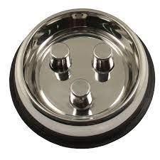 Stainless Steel Slow Feed Bowl - Non Slip