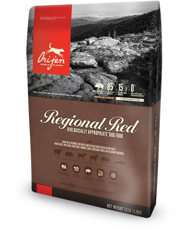 ORIJEN Regional Red Biologically Appropriate Dog Food 4.5 Lbs - Mr Mochas Pet Supplies