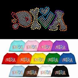 DIVA Rhinestone T-shirt - Mr Mochas Pet Supplies