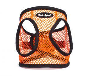 Bark Appeal Step In Harness Netted Neon Orange - Mr Mochas Pet Supplies