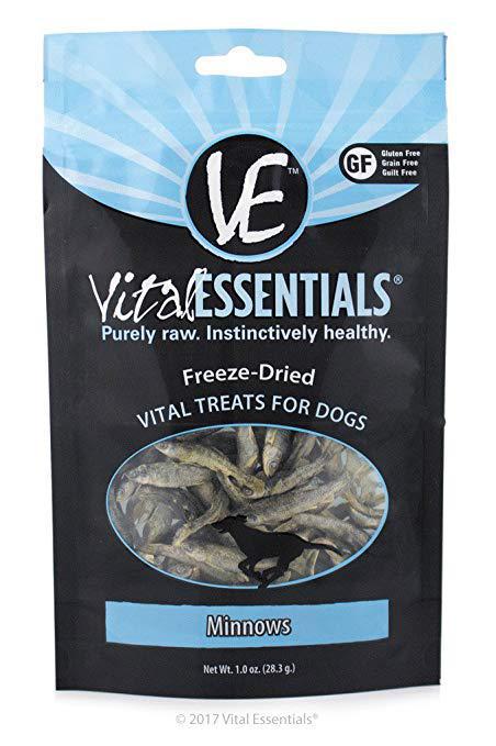 Vital Essentials Dog Treat FD Minnows 1 oz - Mr Mochas Pet Supplies