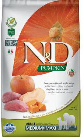 Farmina Dog Dry PUMPKIN GF Boar & Apple Medium Maxi