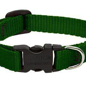 Lupine 1/2in Green 10-16 Adj Collar - Mr Mochas Pet Supplies