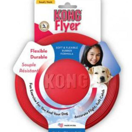 KONG Flyer Dog Toy Red - Mr Mochas Pet Supplies